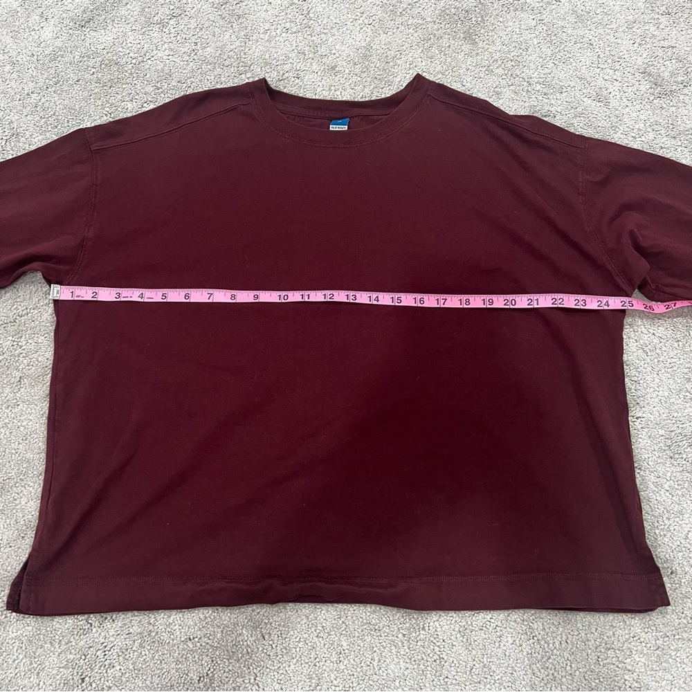 Old Navy 100% Cotton Crew Neck Long Sleeve T-Shirt Women’s Sz XL - Picture 8 of 9